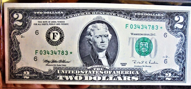 2 $ americani 1995 - in F.d.S.----------Cerificati-------------------ORIGINALI -