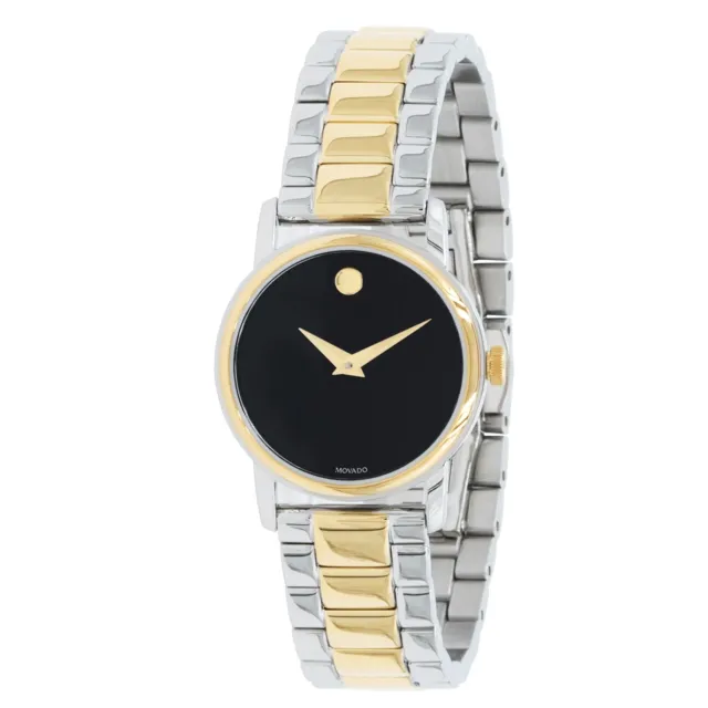 Movado 2100018 Women's Classic Museum Black Quartz Watch