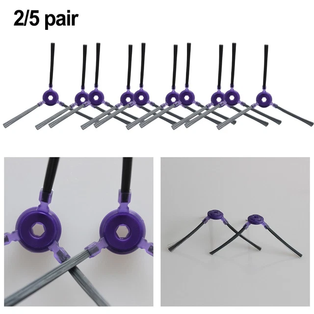 Kit De Repuesto Para Robot Aspirador Cleanova W11 - Incluye 6 Cepillos Laterales Y 6 Filtros Para Mantenimiento óptimo