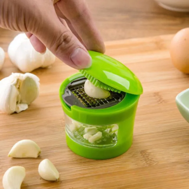 Garlic Press Chopper Slicer Hand Presser Grinder Crusher Home Kitchen Tool