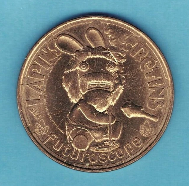 A  Saisir Medaille Touristique  Monnaie De Paris   Futuroscope   Lapin   Cretin