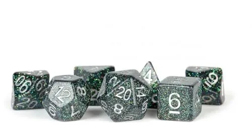 FanRoll by Metallic Dice Games 16mm Resin Poly DND Dice Set: Astro Mic