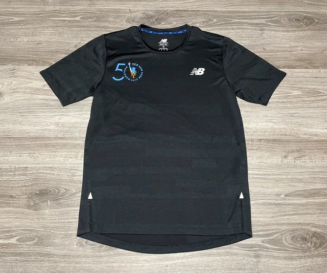 New Balance ICE X 50th TCS New York Marathon Running Athletic T-Shirt Size M