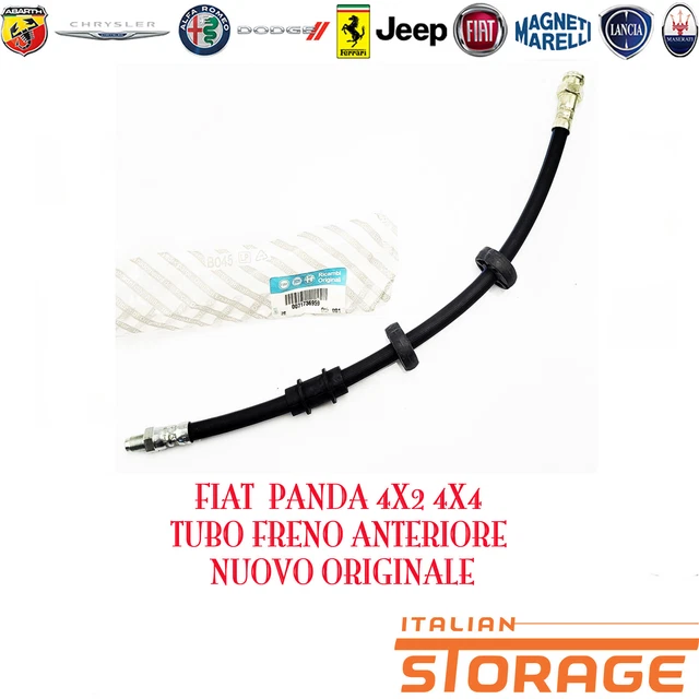 Tuyau Avant D'échappement Pour Fiat Panda II (169) 1.2 4x4 60ch - Acier Aluminié, Kit Complet, Neuf