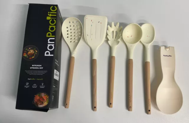 PanPacific Silicone Cooking Utensils Set kitchen Utensils 6-Piece Set Sprinkle P