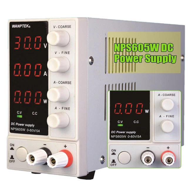 Lab Linear Adjustable DC Bench Power Supply W/Digital Display Constant Voltage