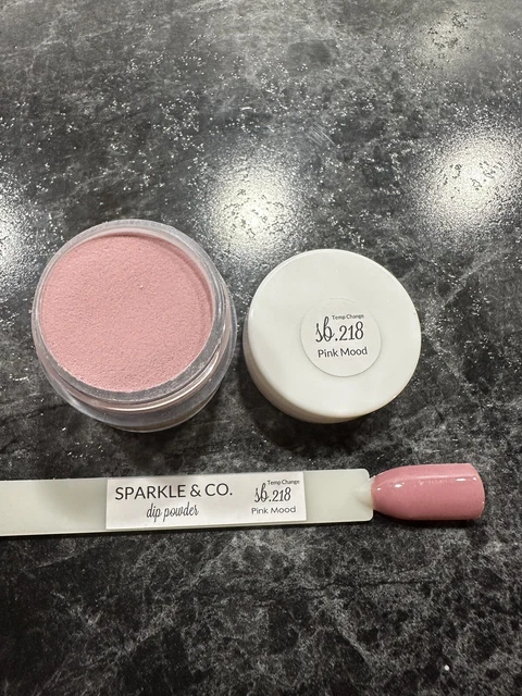 Cambio de temperatura del estado de ánimo rosa Sparkle And Co Dip Power Sb.218 mini 0,25 oz