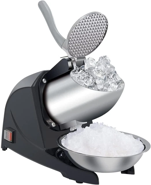 Goldtouch Three Blades Snow Cone Maker Ice Shaver 380W 220Lbs/Hr Prevent Splash