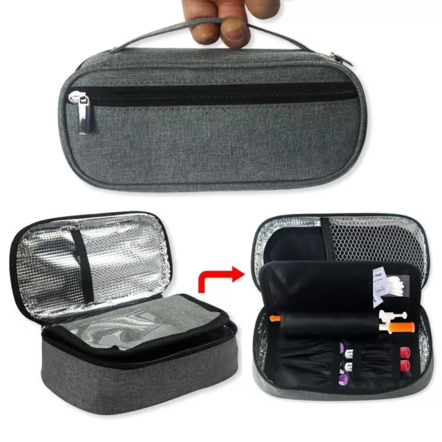 Pocket with Gel Travel Case Insulin Cooling Bag Pill Protector Medicla Cooler