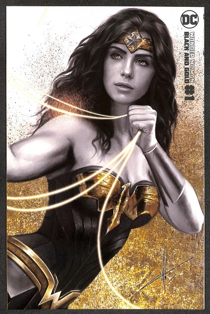 Wonder Woman: Black & Gold #1 Carla Cohen Minimal Exclusive Variant