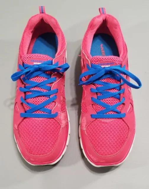 Skechers Sport Womens Size 9.5 Ultimatum Lace-Up Pink Fashion Sneaker  11684R