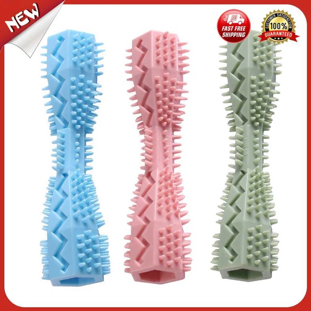 es Dog Toothbrush Durable Chew Bite Toy Tooth Cleaning Molar Teeth Pets Supplies