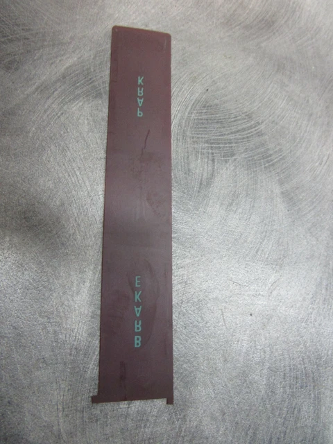1970 Amc Amx And Javelin Center Dash Lens Red Brake Light And Parking Brake Lamp