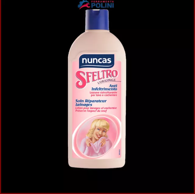 Nuncas Sfeltro Lozione Ristrutturante per Lana e Cachemire  500ml