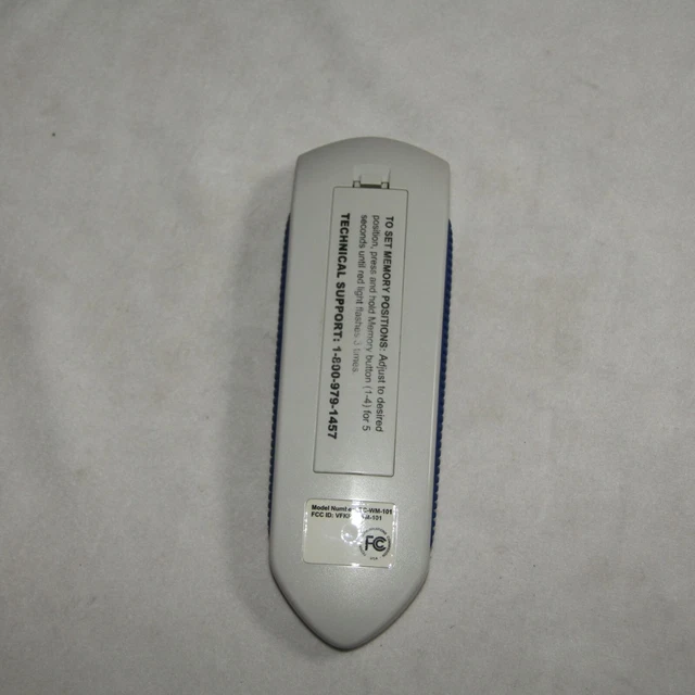 TEMPURPEDIC RCWM101 REMOTE Control Advanced Ergo System Adjustable