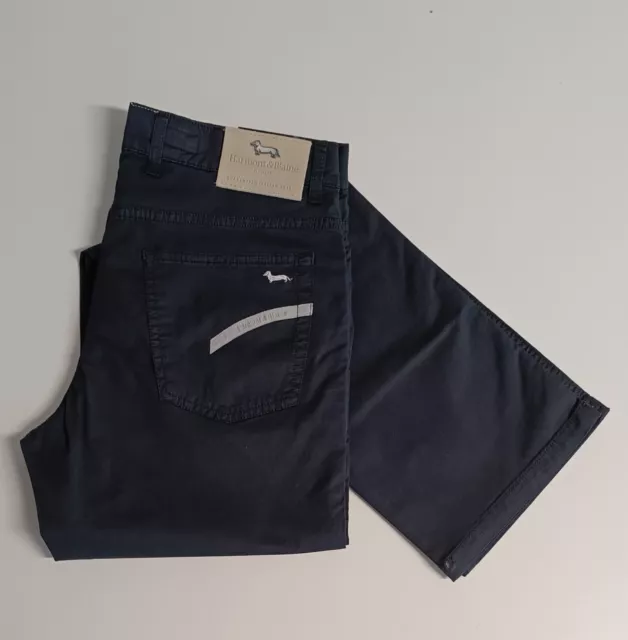 Harmont & Blaine Pantalone da Uomo in Cotone Regular Blu  -69% W104951508