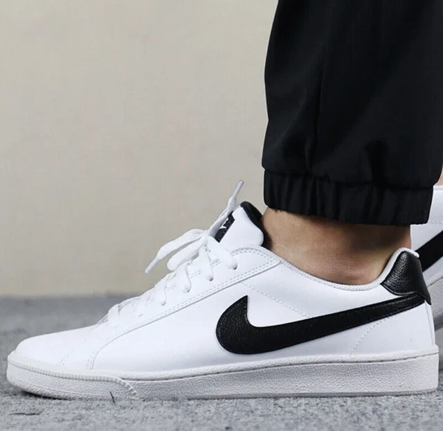 NIKE COURT MAJESTIC Leather White Black Men s Trainers Casual Shoes UK6.5 EU40.5 52.00 PicClick UK