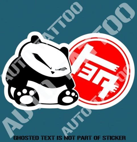 PANDA TEQ Decal Sticker Retro Vintage JDM DRIFT RALLY DECALS STICKERS