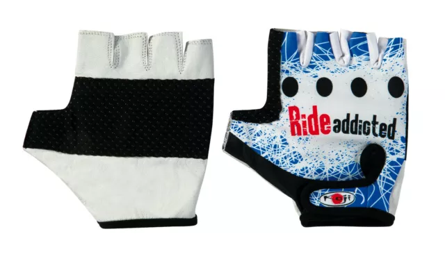 Biker-Pro, Guanti In Pelle E Lycra - Xl Lampa