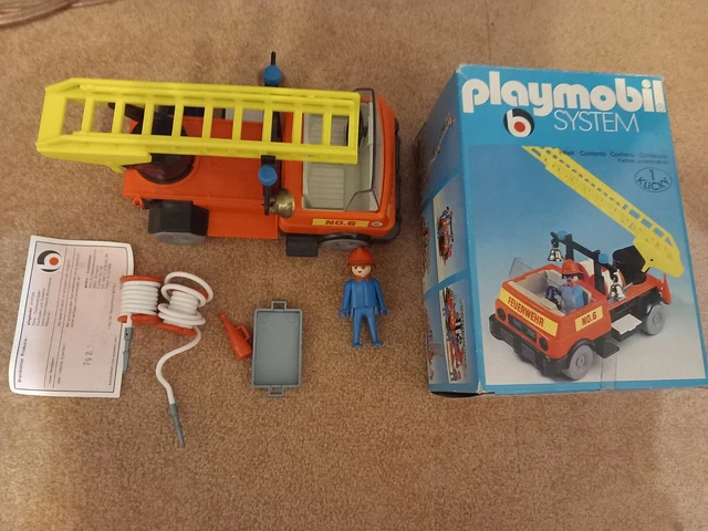 Playmobil Rempart Du Fort 3446 - 4 Klicky, Plan, Boîte Vintage, Super état