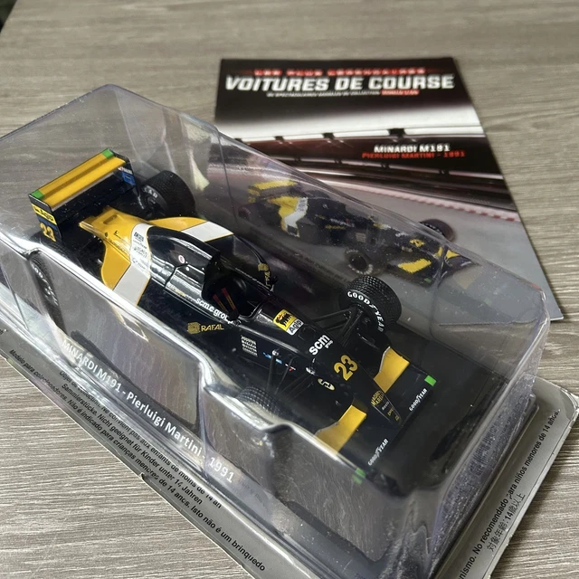 LE GRANDI FORMULA 1® Modello 1:24 n° 77 MINARDI M191 - Pierluigi Martini - 1991