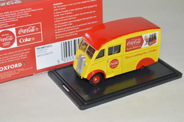 1:76 Oo Maßstab Oxford CM010CC Commer Q25 Koks Coca-Cola Soda Lieferung Van