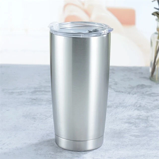 20oz Stainless Steel Tumbler Slider Lid Vacuum Insulated Travel Cup Coffee Mug