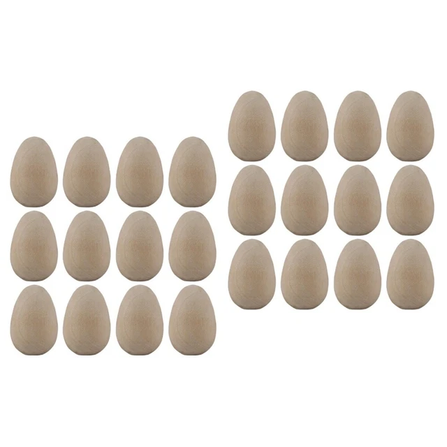 24 PIEZAS Pintura en forma de huevo Juguete Pintura de pájaros Material Niños Hágalo usted mismo Pintura