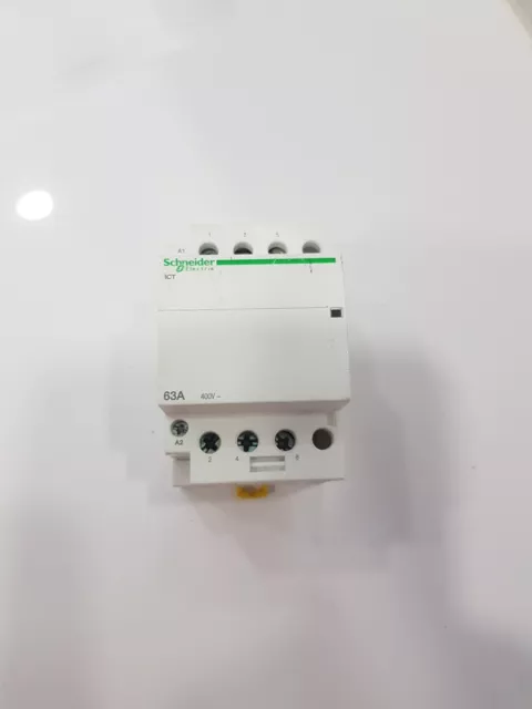 Schneider Electric Acti 9 iCT 3 Pole Contactor - 63 A, 230 V ac Coil, 4NC