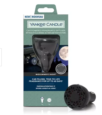 Yankee Candle Car Powered Fragrance Kit Midsummers Night