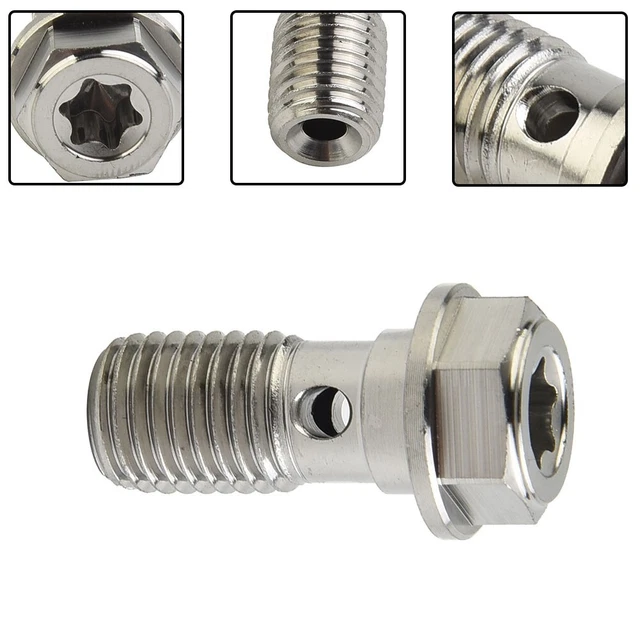 Bulloni banjo in acciaio inox alta qualità M10x125 per Honda Kawasaki YMH