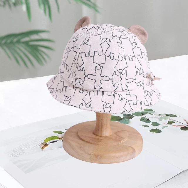 Cappello bambino colore a contrasto protezione viso anti-UV berretto da pesca profondo