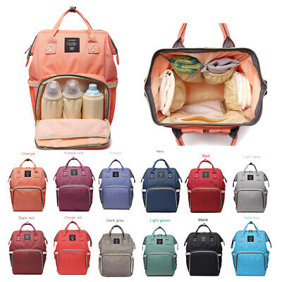 LEQUEEN Baby Diaper Bag Waterproof Mummy Maternity Nappy Travel Backpack Fashion