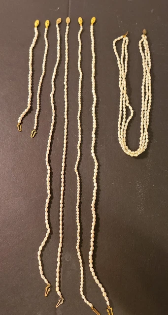 Freshwater Pearl Necklace, lot Bracelet 7pc Cultured