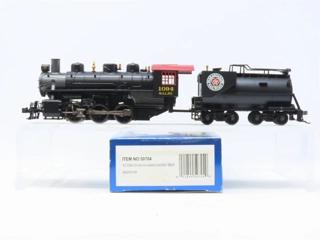 HO Bachmann 50704 SAL Seaboard Air Line 0-6-0 Steam w/ Vanderbilt Tender #1094
