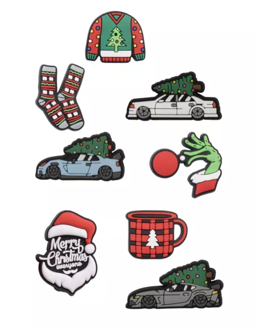 Jdm Japan Themed Croc Charms, Supra Skyline  Chaser Car Jibbitz Christmas Grinch