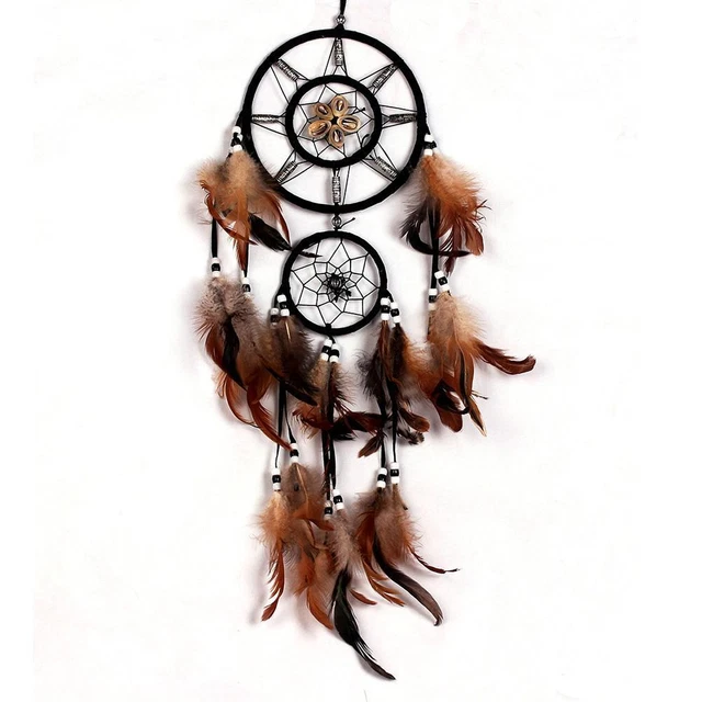 Shell Dream Catcher Feathers Wall Hanging Gifts Wall Ornament Gift FS2#