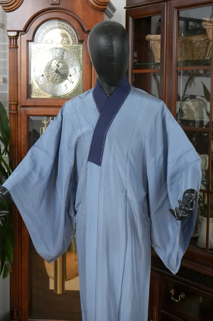 Dear Vanilla Japanese Juban Undergown Men's Kimono Authentic Vintage Japan Mint 2