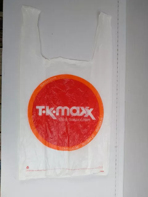 TK MAXX PLASTIC Carrier Bag Retailer Superstore Fashion Shop for ...