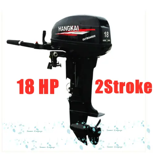 HANGKAI 18 HP 2-Stroke Heavy Duty Outboard Motor Boat Engine CDI Water Cooling