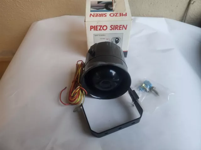 ZEMCO CAR ALARM SIREN - SALEEN NOS NEW foxbody mustang 1980s vintage HORN cobra ZEMCO CAR ALARM SIREN - SALEEN NOS NEW foxbody mustang 1980s vintage HORN cobra