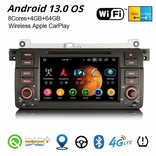 128G QUALCOMM 8-KERN CarPlay Android Autoradio GPS für AUDI A4 S4 RS4