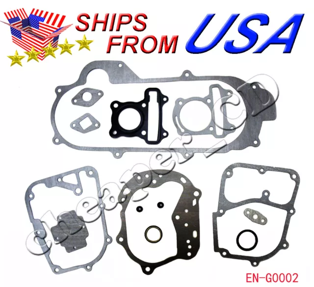 Engine Head Gasket Set GY6 49cc 50cc ATV 139QMJ Scooter Moped Go Kart