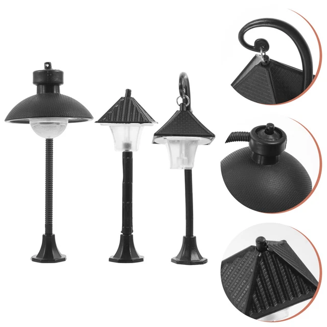 Mini Lampadaire Modèle Chemin de Fer Timbre de Train Mini Lampadaire Modèle de Lampadaire Miniature de Noël Mini Lampadaire Modèle Chemin de Fer Timbre de Train Mini Lampadaire Modèle de Lampadaire Miniature de Noël