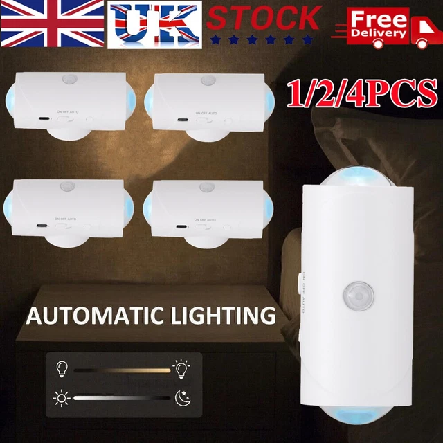 3 Rgb Led Sensor MAGNETIC RECHARGEABLE LED Smart RGB Gradient Motion Sensor Ambient ...