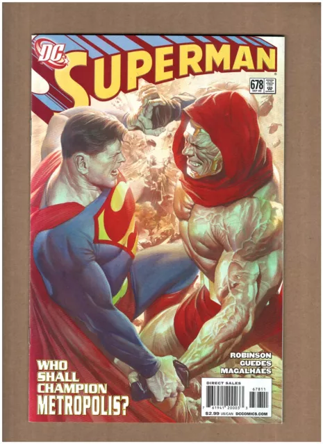 Superman #678 DC Comics 2008 Alex Ross Cover VF/NM 9.0