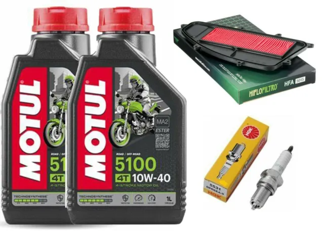 Kit Tagliando Kymco X-Town 300 2017 Al 2020 Motul 5100 10W40 Filtro Aria Candela