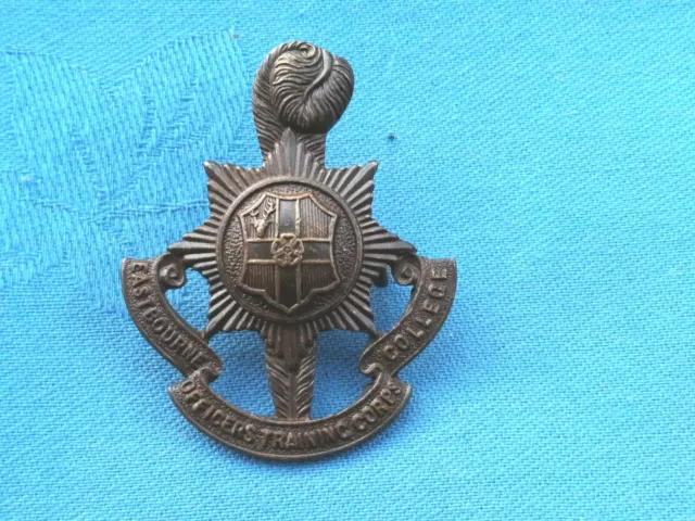 The Eastbourne College Officer Training Corp cap badge.