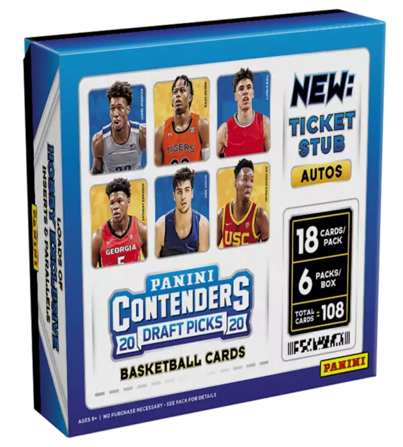 2020/21 Panini Contenders Draft Picks Basketball Hobby Box