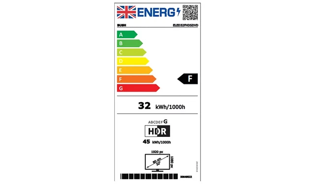 BUSH 32 INCH Smart Full HD HDR Freeview TV / DVD Combi Built In Player - Foto 9